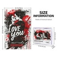 thumbnail image 4 of 1000 PCS 'Love You Everyday' Kissing Couples 1000 Piece Puzzle For Adults,Enjoy The Puzzle Solving Process,Unique Artwork For Adults,Wood Puzzles Suitable For Entertaining With Family During Holidays, 4 of 6