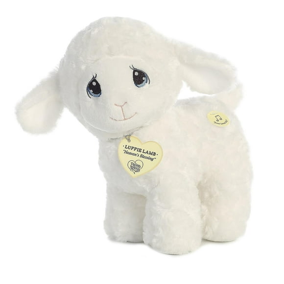 Precious Moments 10" Luffie Lamb Musical White Stuffed Animal
