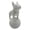 White, variant on jiaroswwei Standing on Ball Bulldog Figurine 3D Printed Black White Dog Statue Sculpture Home Office Desktop Decoration Ornament