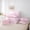 Pink J, variant on Erosebridal Pink Ribbon Bow Girl Twin Bedding Sets 7-Piece,Teens Kawaii E Personalized Initial Bedding Comforter Set,Pink Reversible