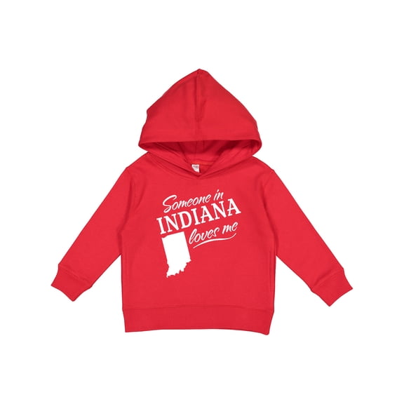 Inktastic Someone in Indiana Loves Me Toddler Hoodie
