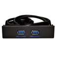 thumbnail image 4 of Panel frontal de unidad de disquete Usb3.0, 3,5 pulgadas, 19 pines a USB3.0, puerto dual, expansión artesanal, uno Compatible con dos, 4 of 5