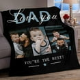thumbnail image 6 of Custom Blankets with Photos, Personalized Picture Throw Blanket, Music Song Style Wedding Anniversary Birthday Customized Gifts for Couples Boyfriend Girlfriend Sister, 6 of 6