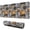 Gray Background Basketball, variant on Long Mouse Pads for Desk,Gray Background Basketball Elements Desk Mats on Top Of Desks, Desk Mouse Pad Extra Large with 3mm Non-Slip Base and Stitched Edge for Gaming,Work,Home 31.5"x11.8"