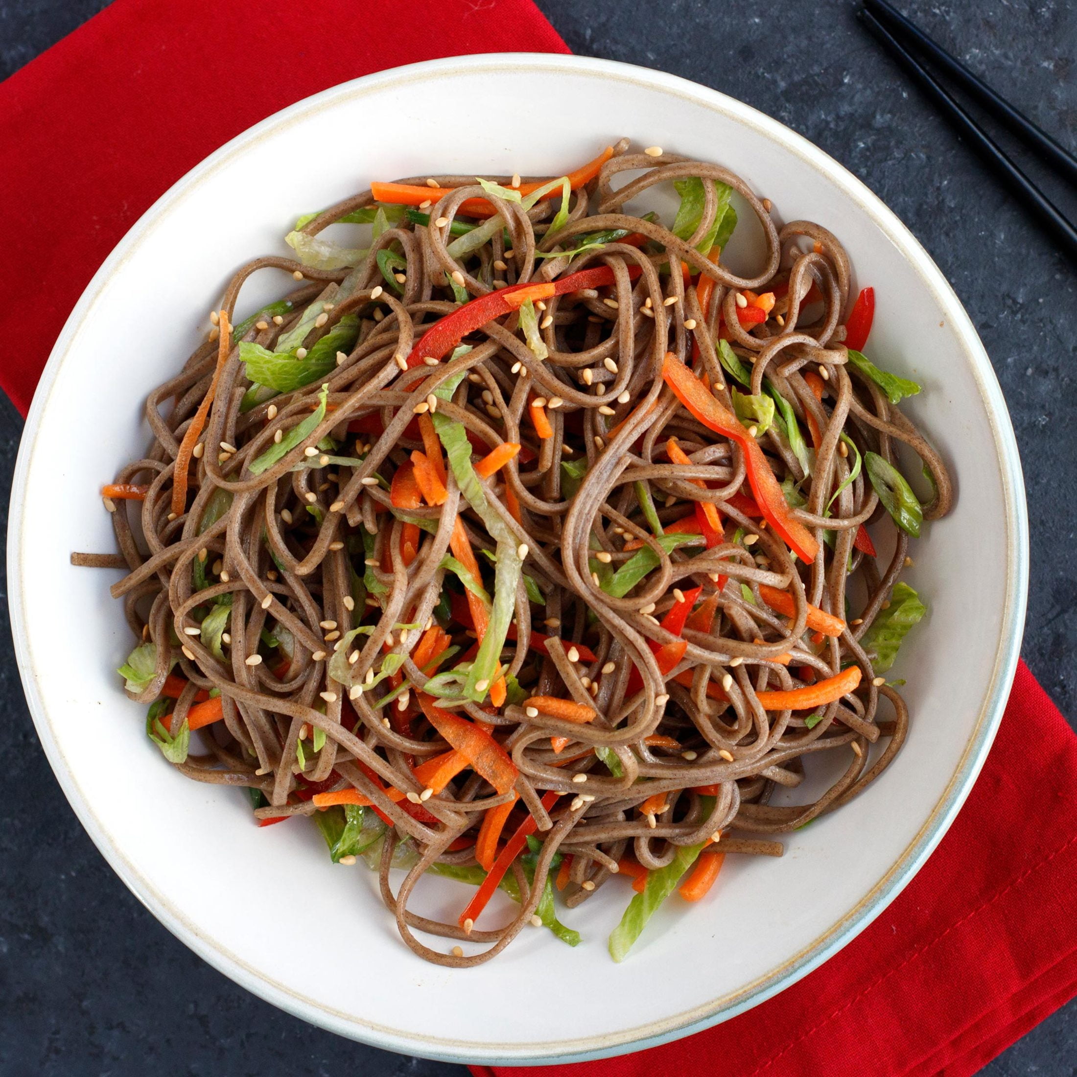 K-POP・アジア SOBA Simply Asia Japanese Style Soba Noodles 14 oz Thin Noodles from