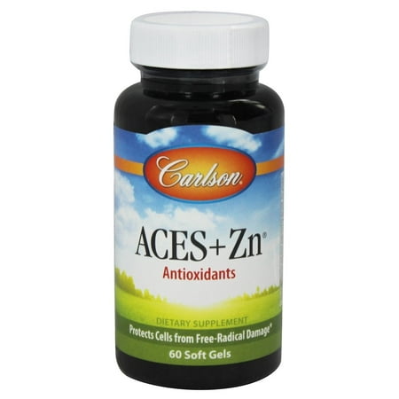 Carlson Labs - ACES + Zn vitamines A, C, E Plus sélénium et le zinc - 60 Gélules