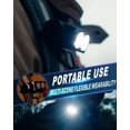 thumbnail image 4 of Linterna frontal recargable Keikuy, 2 unidades, 4500 L, impermeable, para acampar, 4 of 9
