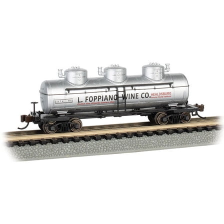 Bachmann 17159 N L. Foppiano Wine Co. - 3-Dome Tank Car