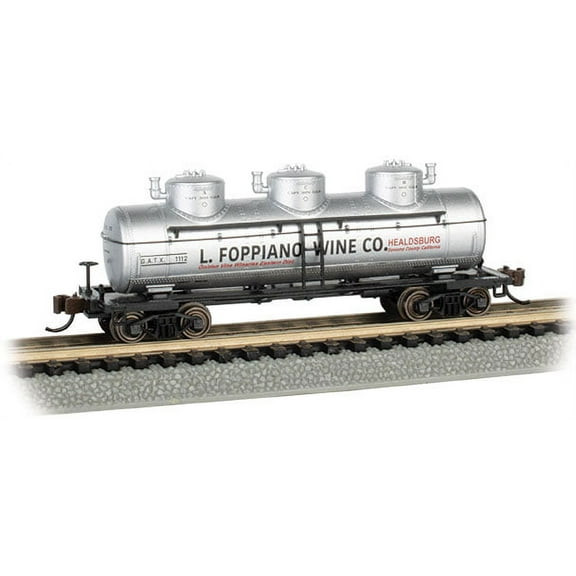 Bachmann 17159 N L. Foppiano Wine Co. - 3-Dome Tank Car