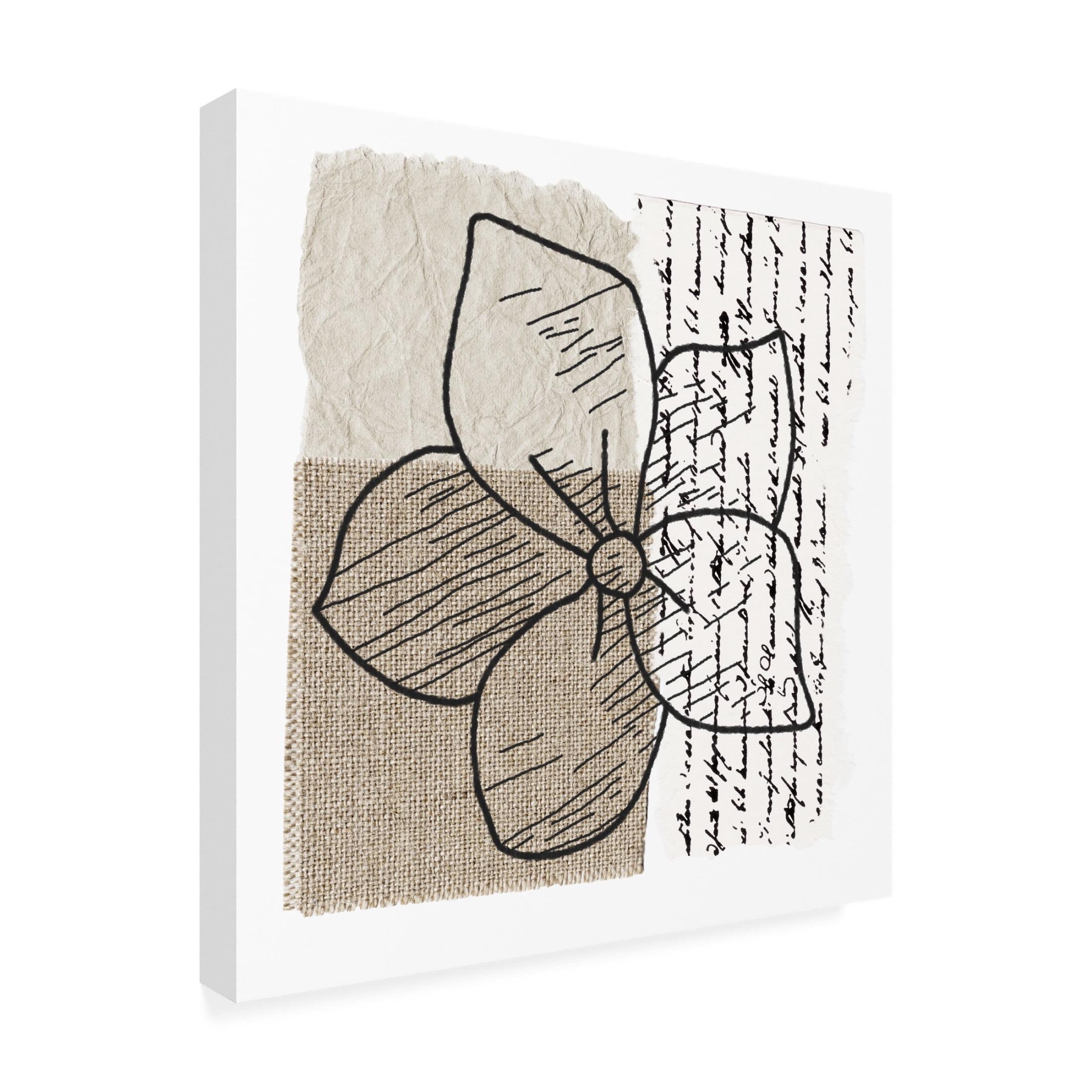 Trademark Fine Art Alonzo Saunders  Simple Flower II Canvas Wall Art