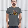thumbnail image 3 of Tee Hunt Dean Russo Cute Cat T-Shirt First We Steal Your Heart Pet Men's Tee, Charcoal, Small, 3 of 5