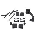 thumbnail image 3 of 1/10 RC accesorio manija de puerta Snorkel limpiaparabrisas juego de espejo para Traxxas Axial 313mm carcasa de carrocería de coche, 3 of 10