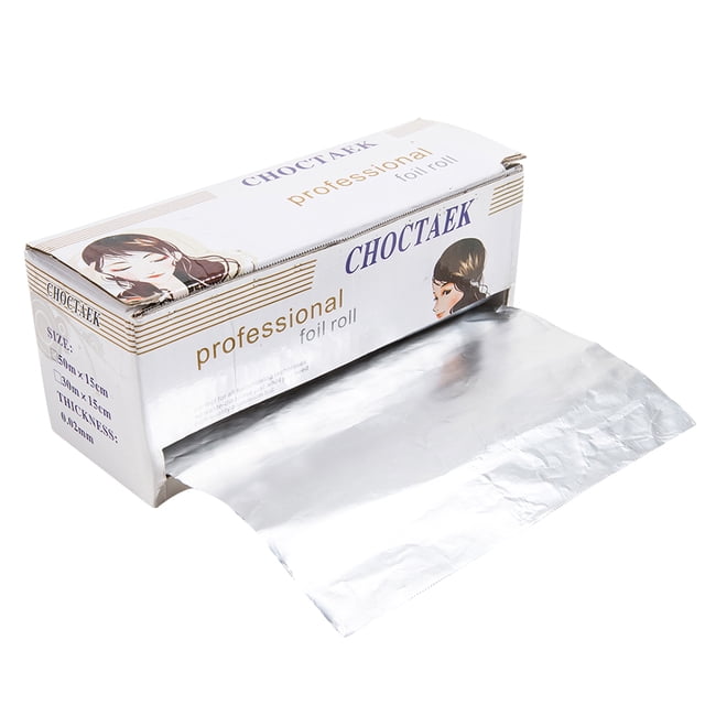 1 Rollo Papel Aluminio 15 Cm X 50 M Papel Aluminio para El Papel Permanente para Peluquería