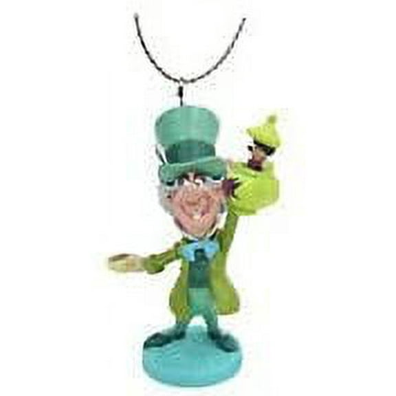 Alice in Wonderland Mad Hatter & Dormouse PVC Ornament 3” Figure Figurine