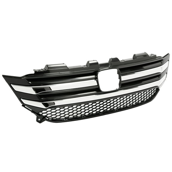 For Honda Pilot 2016 2017 2018 Front Upper Grille W/Chrome Trim Molding Assembly