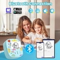 thumbnail image 3 of Blozor Mini Thermal Sticker Printer XenGro,Portable Inkless Bluetooth Photo Printer with 4 Rolls Paper,Wireless Pocket Label Maker, 3 of 9