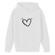 thumbnail image 4 of Sudaderas con capucha para niños y niñas, sudaderas casuales de manga larga, lindas sudaderas de gran tamaño con bolsillo de polar, chaquetas para niñas, 4 of 4