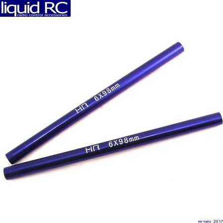 Aluminium Suspension - Hot Racing SCP698L06 Aluminum Lower Suspension Link 6x98mm (Blue)(2)