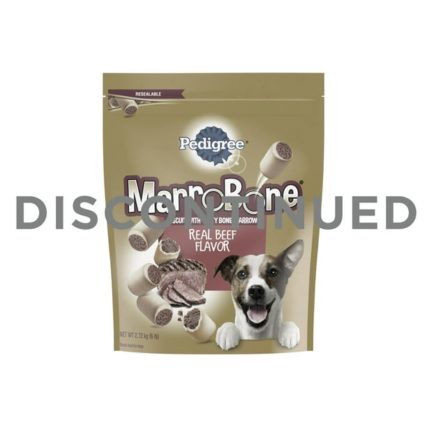 Pedigree Marrobone Real Beef Flavor Biscuit Treat for Dog, 6 lb