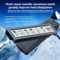 thumbnail image 4 of 2X M.2 SSD NVMe Case USB3.2 Gen2 Type C 10Gbps PCIe SSD Case M.2 NVME Enclosure Disk Box Tool Free SSD Aluminum Case, 4 of 8