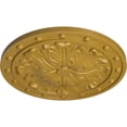 thumbnail image 3 of Ekena Millwork 20 1/2"OD x 1 1/2"P Foster Acanthus Leaf Ceiling Medallion (Fits Canopies up to 2 1/4"), Hand-Painted Iridescent Gold, 3 of 6