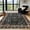 Black/Green, variant on SORONO KATE 5'x7' Floral Area Rugs for Living Room, Machine Washable Oriental Vintage Distressed Non Slip Soft Indoor Area Carpet, Black/Green