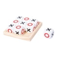 thumbnail image 4 of Juegos de mesa Tic TAC Toe, rompecabezas, juegos de mesa familiares hechos a mano, divertido juguete de mesa XO para familias, niños, adultos, regalos, 4 of 9