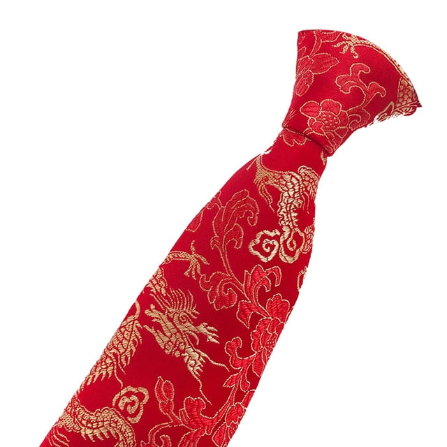 Cravate pour Homme Vintage Dragon Jacquard Cravate Formelle Cravate Classique pour Mariage