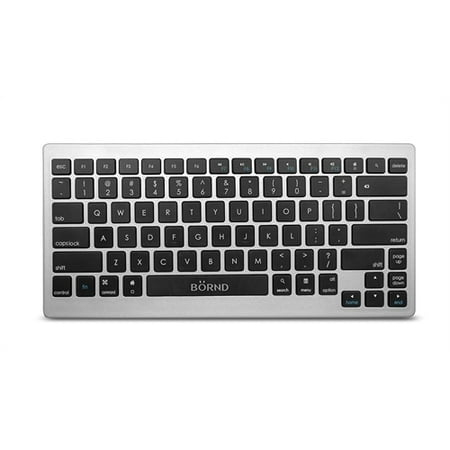 Bornd B33 Wireless Bluetooth 3.0 Keyboard for Tablets and Desktops