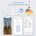 thumbnail image 5 of Matter Interrupteur Intelligent WiFi Interrupteur Mural Contrôle Intelligent Bouton Gangs 1 2 3 4 6 pour APP 4 Voies, 5 of 5