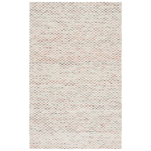 SAFAVIEH Marbella Frederick Striped Area Rug, Beige/Rust, 4' x 6'