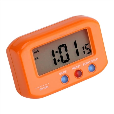 Zaqw LCD Digital Clock, Portable Digital Clock,Portable LCD Display Digital Alarm Clock Snooze with Backlight Table Desk Car (Best Car Alarm On The Market)