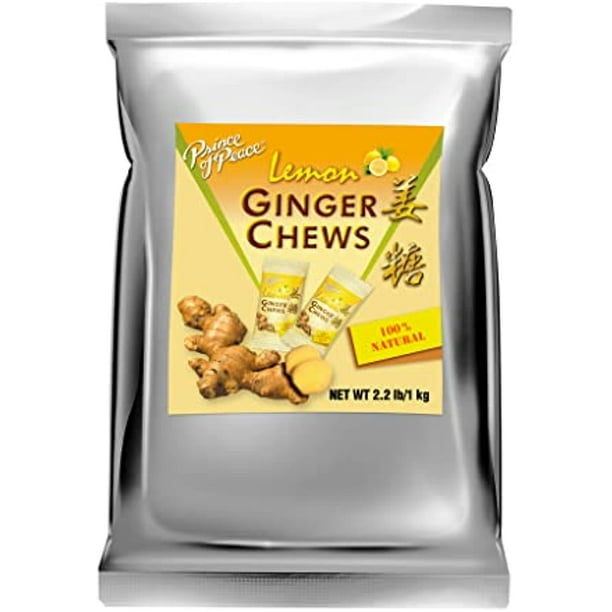 Prince Of Peace Ginger Chews With Lemon, 2.2Lb/1 Kg. Candied Ginger