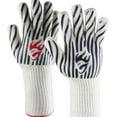 thumbnail image 6 of EvridWear Extreme Heat and Cut Resistant BBQ Gloves (Short Cuff, Zebra), 6 of 10