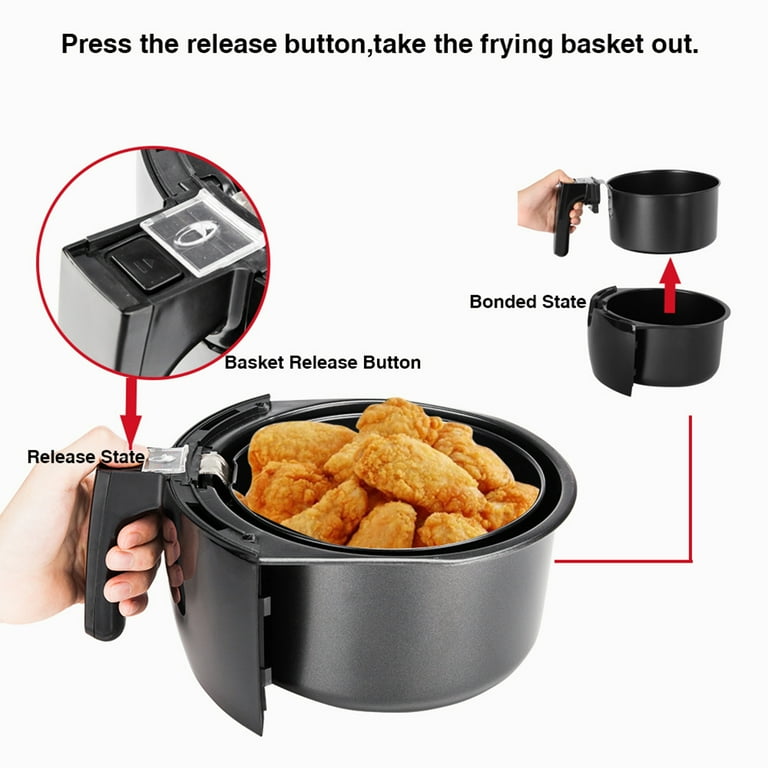 55 L US Standard Cross-border Air Fryer Touch Screen Automatic Fryer B –  Kitchency and Co