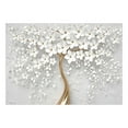 thumbnail image 2 of Tiptophomedecor Peel and Stick Floral Wallpaper Wall Mural - Magic Magnolia - Removable Wall Decals, 2 of 3