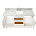 thumbnail image 6 of Ariel R061scw2rvo Bayhill 61" Free Standing Single Rectangular Basin Vanity Set - Grey, 6 of 7