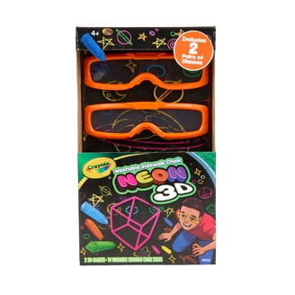 Crayola Neon Sidewalk Chalk - Non-Toxic, Ideal for Kids' Outdoor