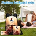 thumbnail image 5 of 3Pcs Fashionable Superhero Style Backpack Kit for Teens with Spider Lunch Tote and Pencil Holder Large Capacity Lightweight Schoolbag for Travel and Classroom Use, 5 of 5
