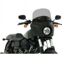 Memphis Shades MEP87412 Vented Windshield for Road Warrior Fairing - 11in. - Black Smoke