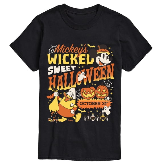 Disney - Mickey's Halloween - Men's Short Sleeve Graphic T-Shirt