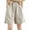 Beige, variant on Women's Retro Loose Pleated Elastic - Waist Harem Pants - Casual Trousers