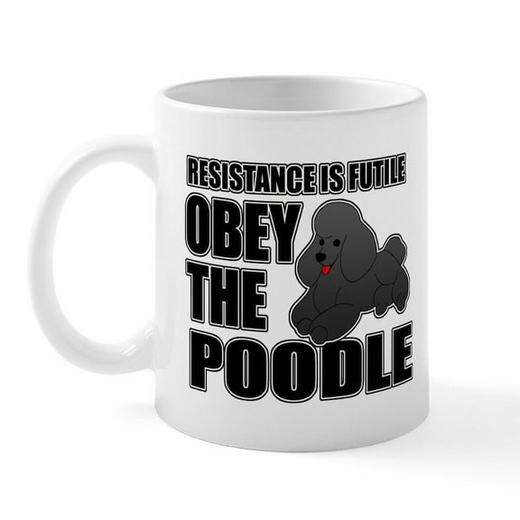 CafePress - Poodle Mug - 11 oz Ceramic Mug - Novelty Coffee Tea Cup