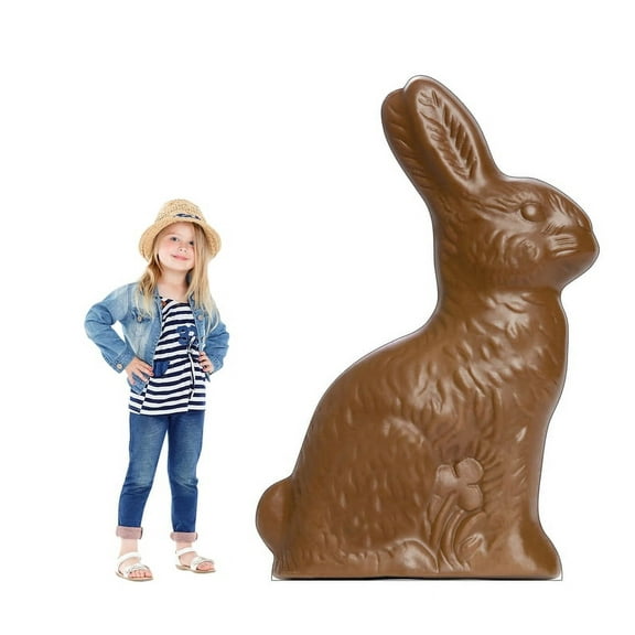 Chocolate Easter Bunny Cardboard Cutout