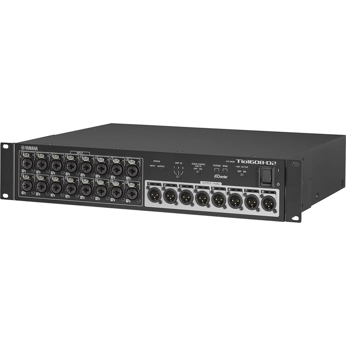 Yamaha Tio1608-D2 16-Input Digital Stage Box with Dante