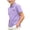 Purple, variant on BFHHYA Boys Short Sleeve Golf Shirts with Chest Pocket Lightweight Classic Collar Henley Shirts Casual Tops for Daily or School 2-15 Years