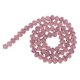 thumbnail image 1 of Cadena de espaciadoras facetadas acrílicas de cristal Gloria Violeta claro 6x8mm, 1 of 9