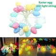 thumbnail image 2 of 10/20 Easter Eggs LED String Lights Batterie USB Charge Fée String Lights Décorations de Pâques pour la Maison, 2 of 6