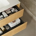 thumbnail image 2 of Wall - Mounted Bathroom Vanity with Curved Corner Sink and Load - Bearing Drawers for Safe and Functional Bathroom, 2 of 2