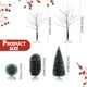 thumbnail image 2 of Árboles de mesa navideños modelo Sumind Winter Snow (12 unidades), 2 of 7